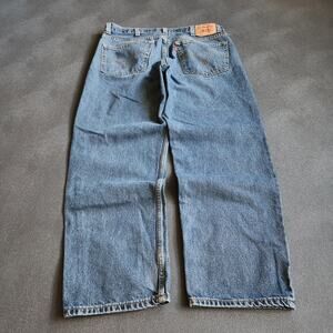 Vintage Y2K 550 Levi's Blue Denim Relaxed Fit Jeans 38x30